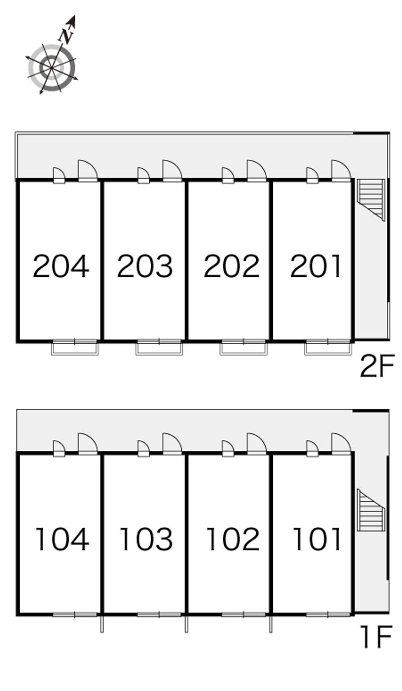 レオパレスＳＨＩＭＡＤＡ 間取り配置図