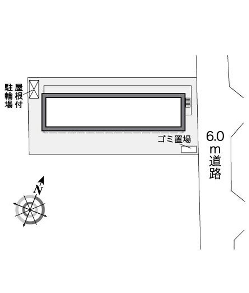 レオパレス瑞江Ⅱ 配置図