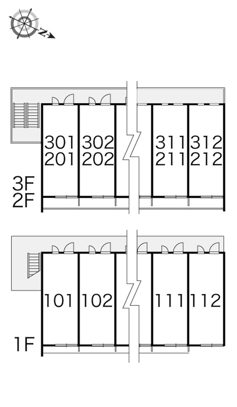 レオパレス有朋 間取り配置図