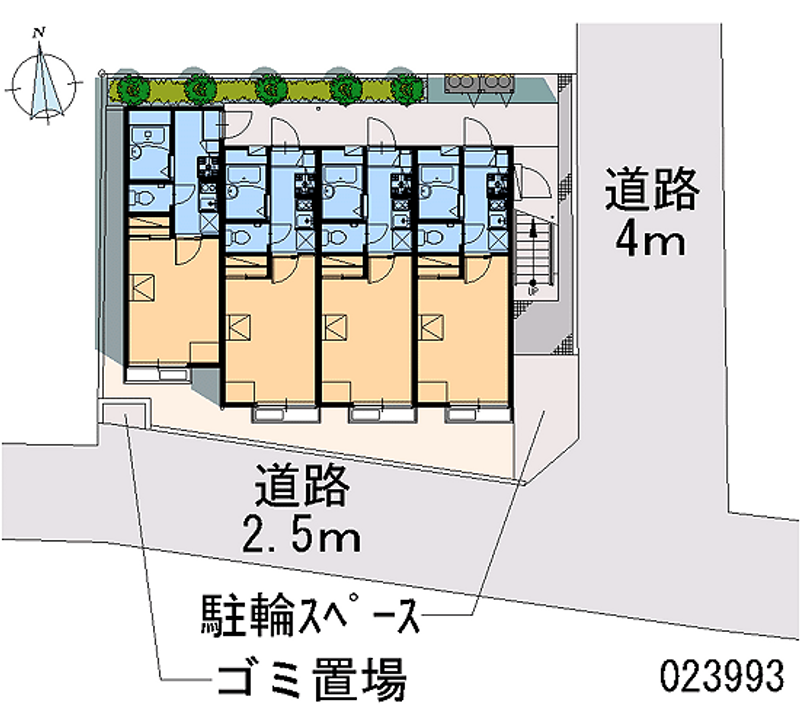 レオパレスあすなろ 区画図