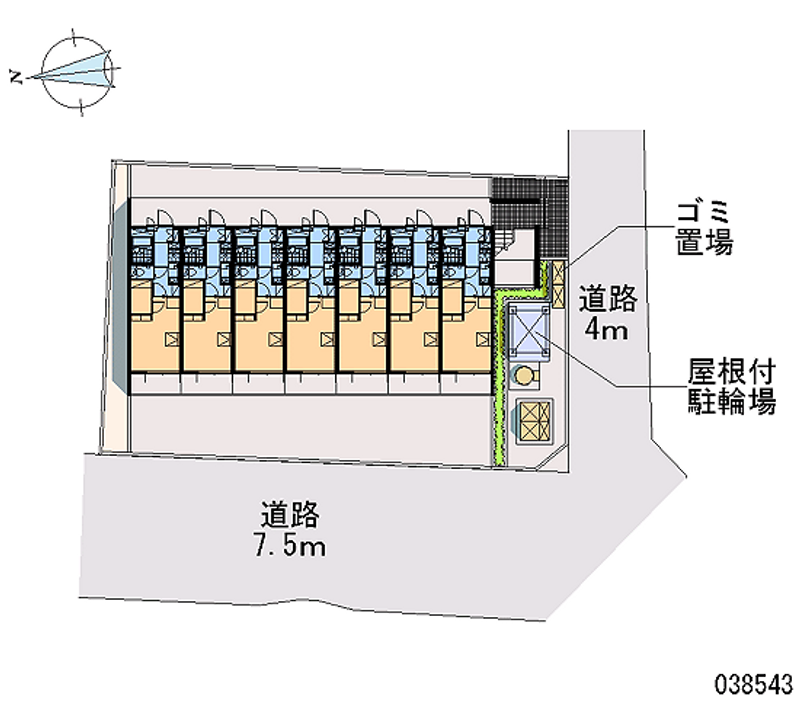 レオパレスアスペン 区画図