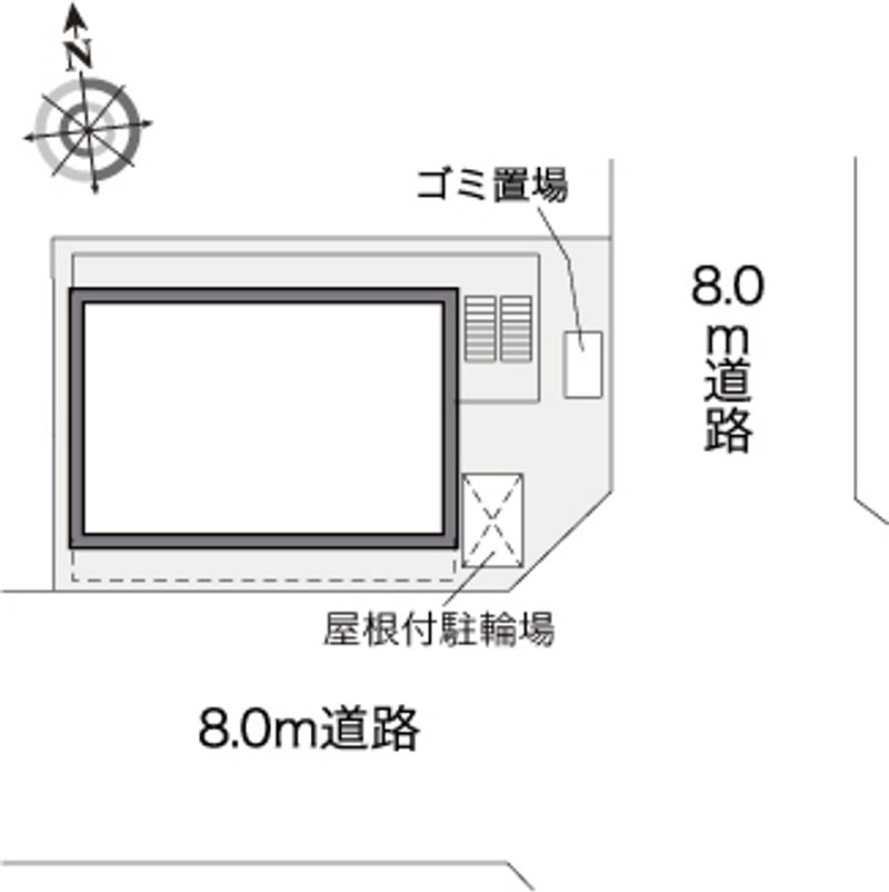 レオパレスすばる 配置図