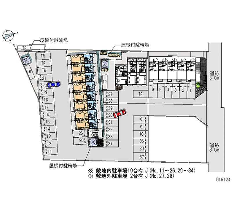 15124 Monthly parking lot