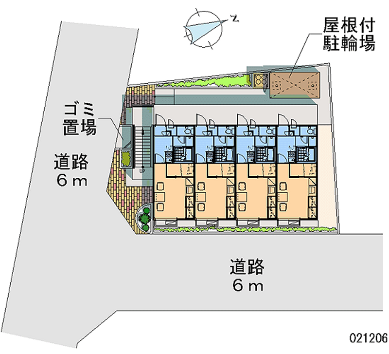 レオパレスパーク 区画図