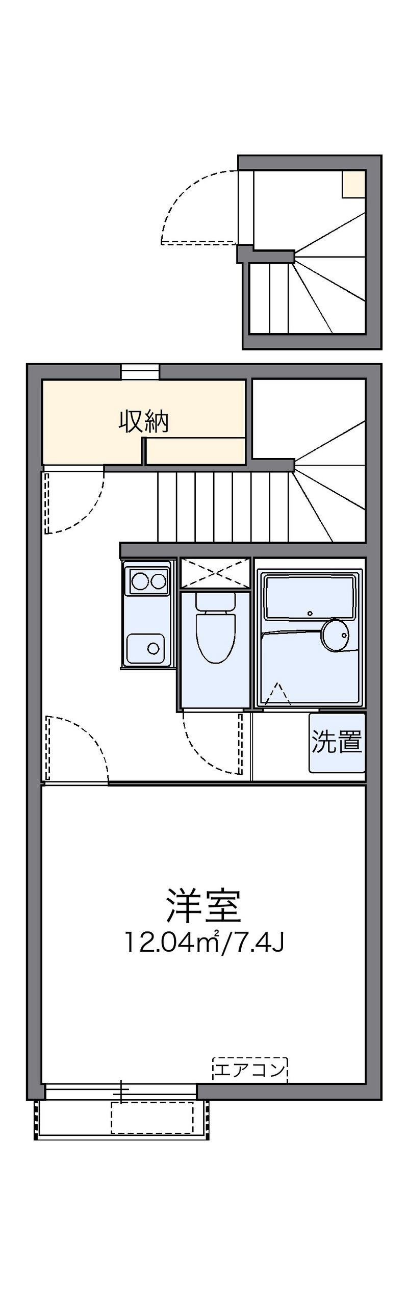 レオネクストワイケージー 間取図