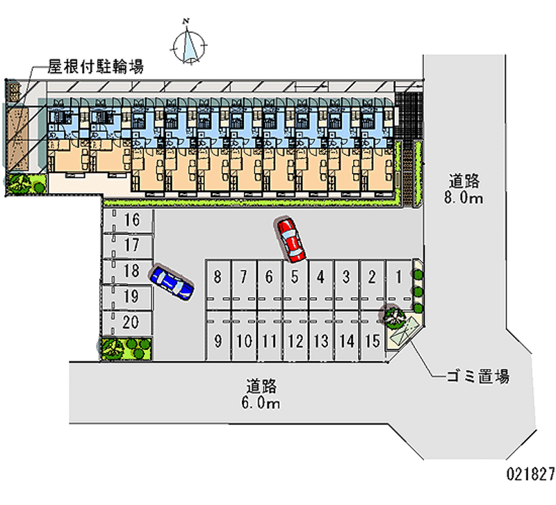 レオパレスフォーシーズン壱番館 月極駐車場