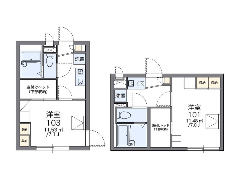 leopalace Sakura Shinmachi 평면도