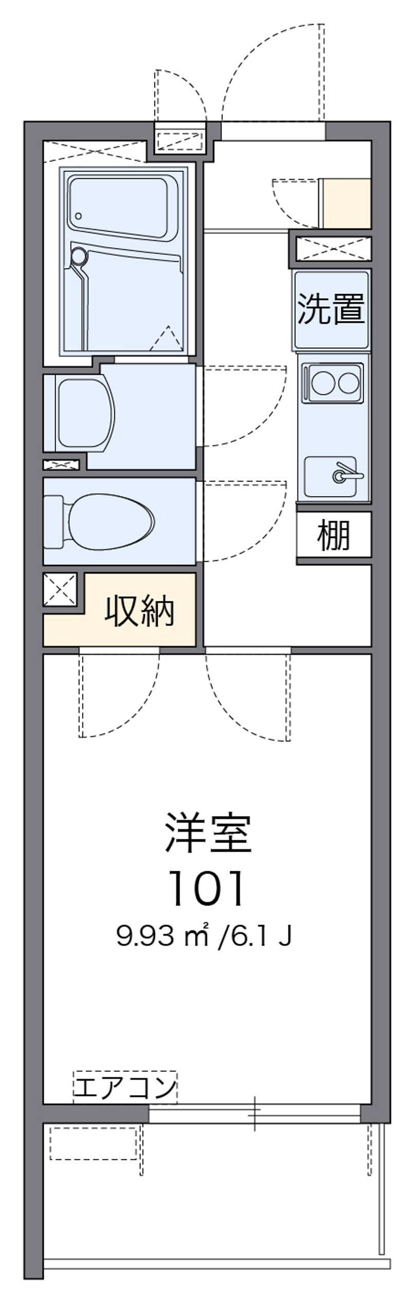 クレイノイースト大曽根 間取図