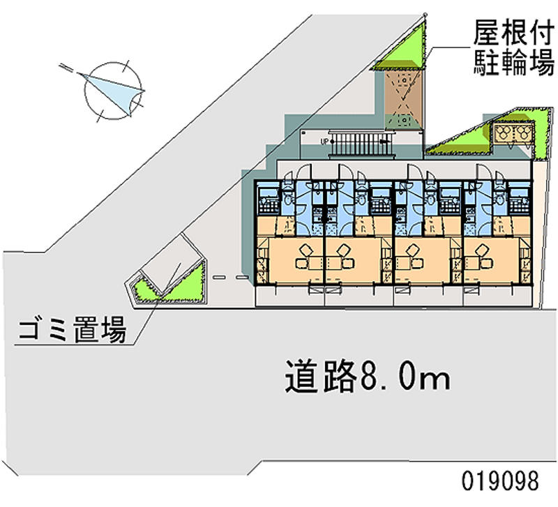 レオパレスＭＡＲＵＫＩＴＡⅢ 区画図