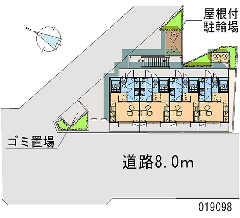 レオパレスＭＡＲＵＫＩＴＡⅢ 月極駐車場