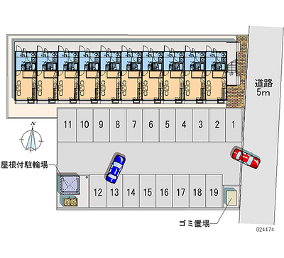 24474 Monthly parking lot