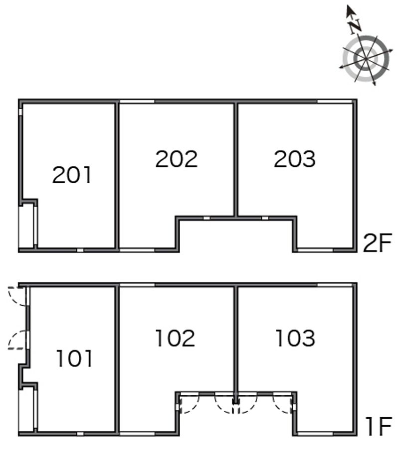 レオネクストラメール 間取り配置図