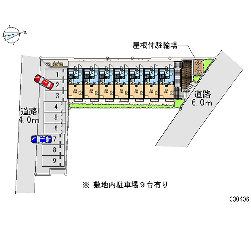 レオパレスハート 月極駐車場