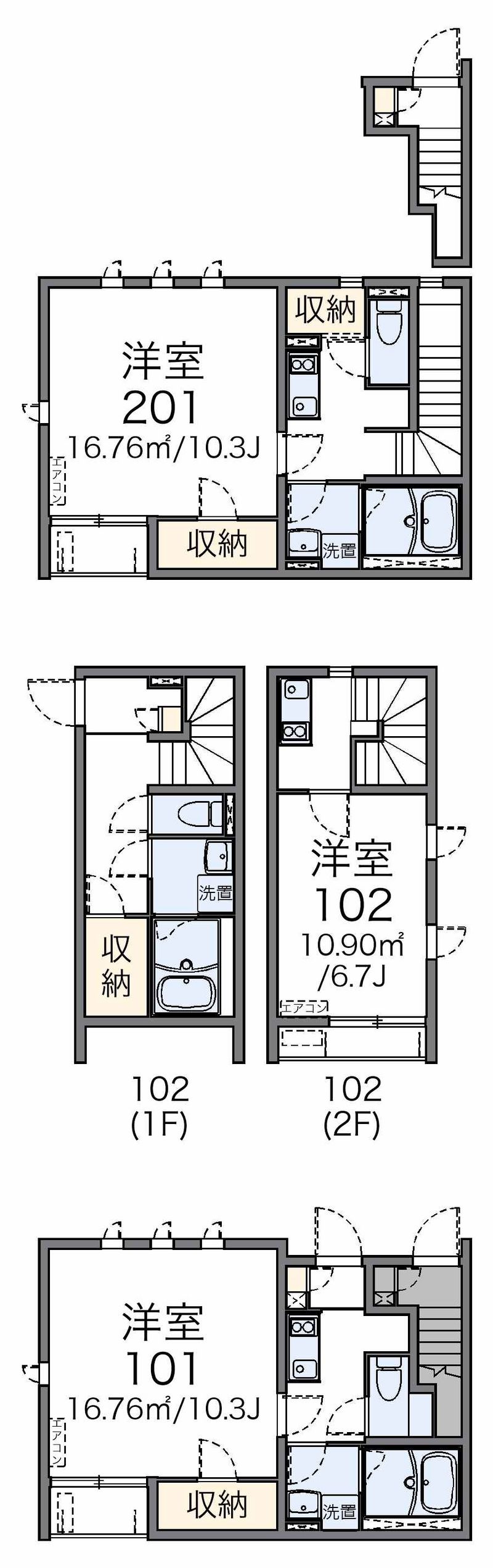 レオネクスト東津田Ⅱ 間取図
