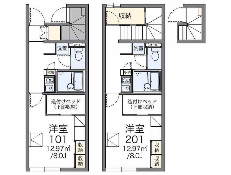 レオパレスグローⅠ 間取図