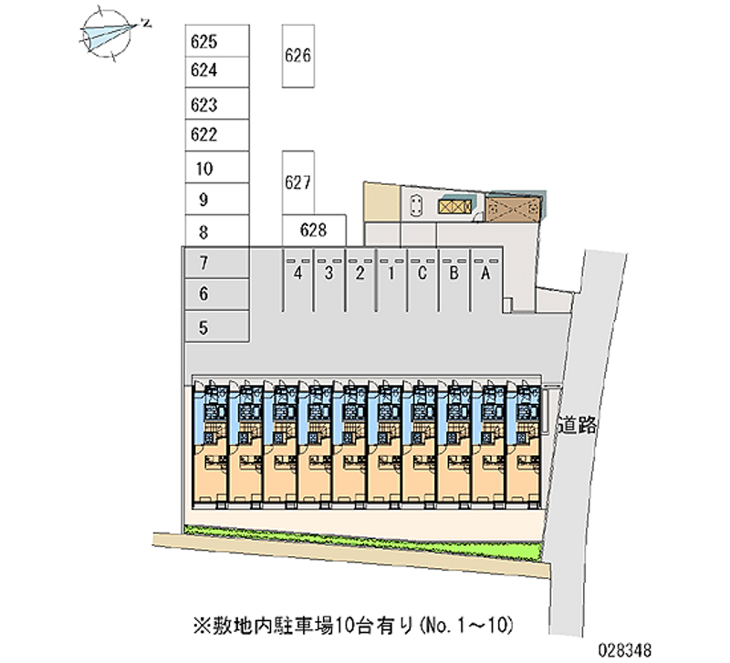 28348 월정액 주차장