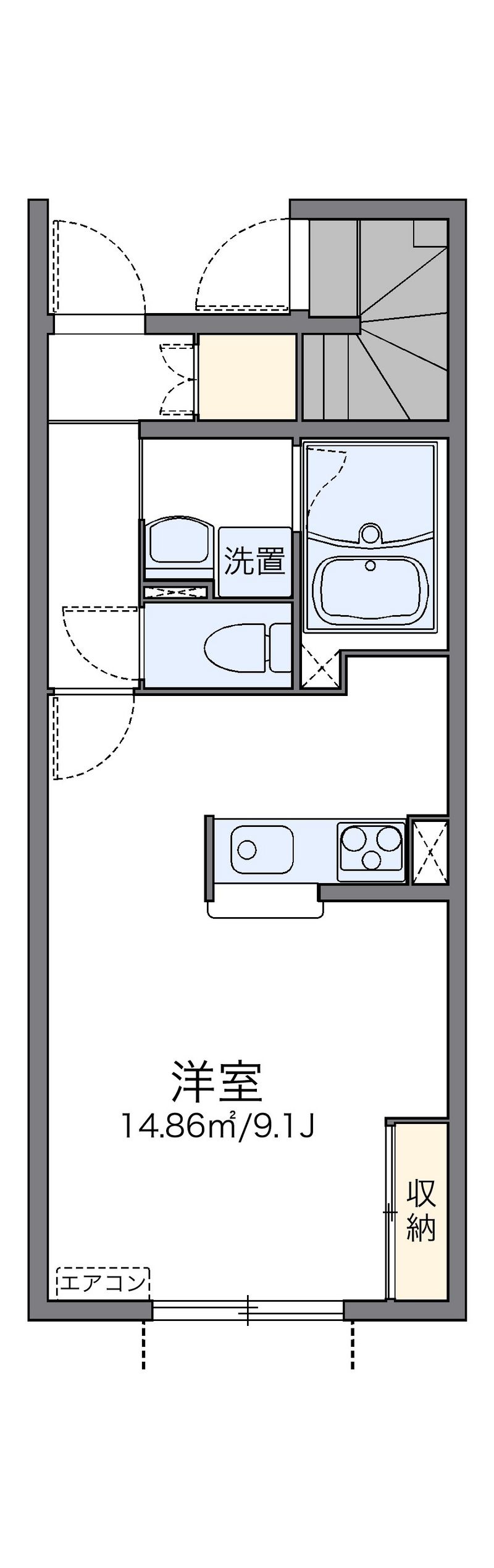 レオネクストパールソレイユ 間取図