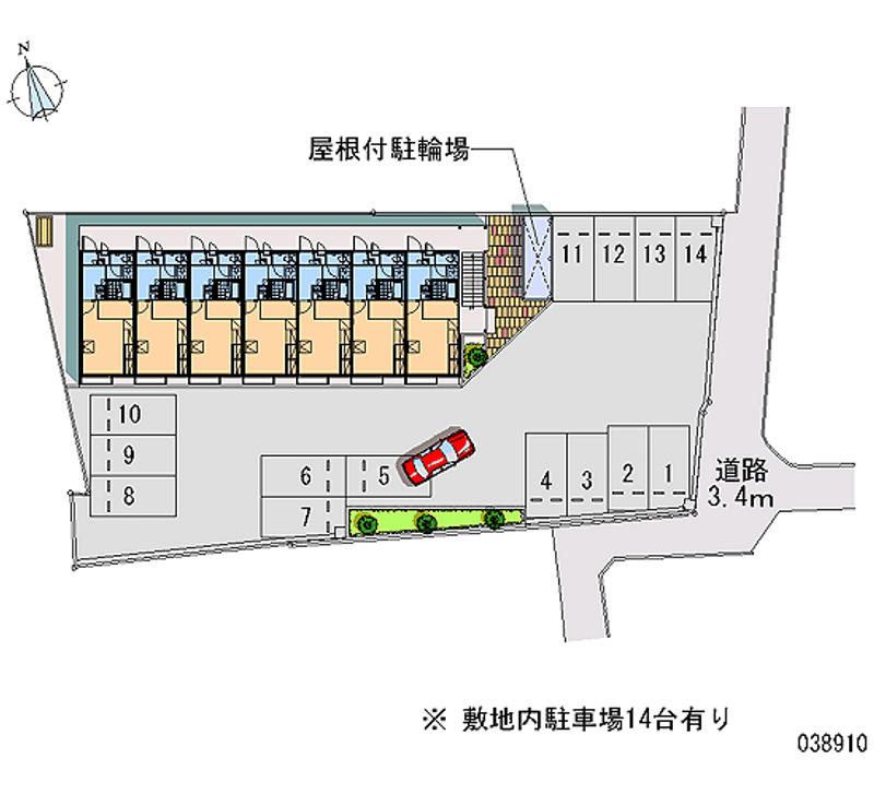 38910 Monthly parking lot