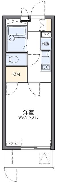 レオパレス長洲西通 間取り図