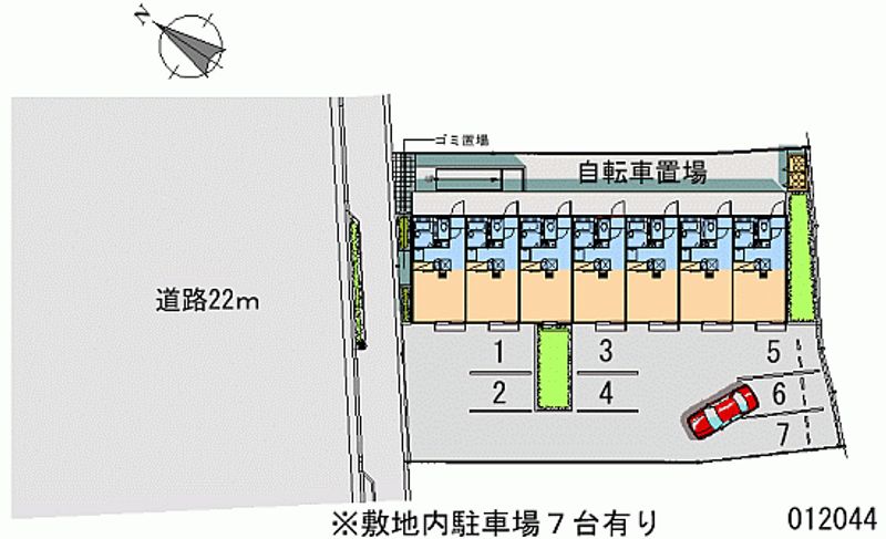 レオパレスパールライト 月極駐車場