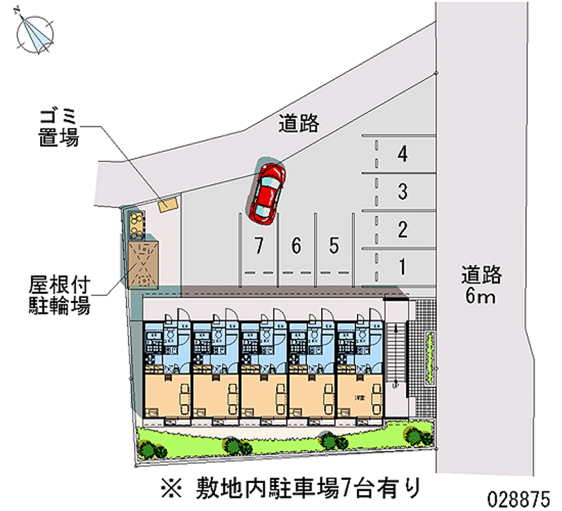 レオパレス源 月極駐車場