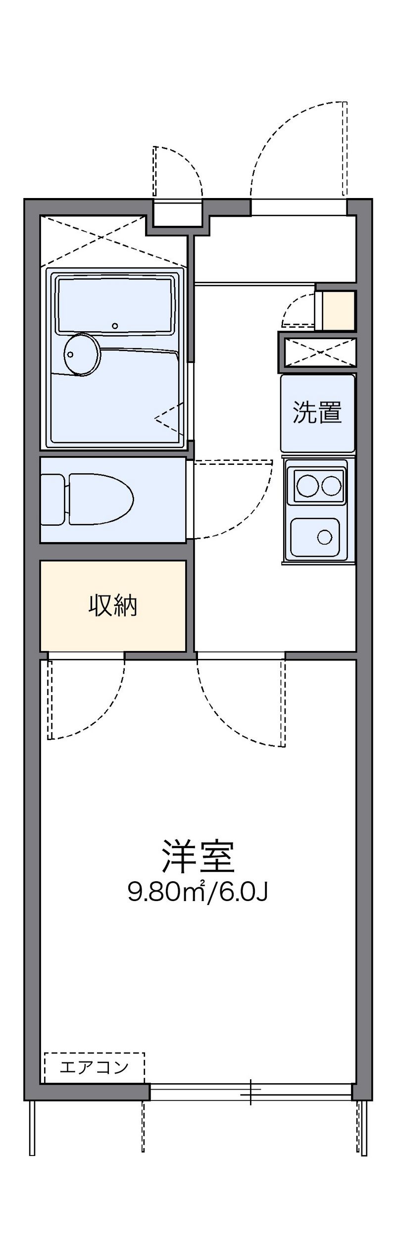 レオパレスＶ　Ｆｉｅｌｄ 間取図