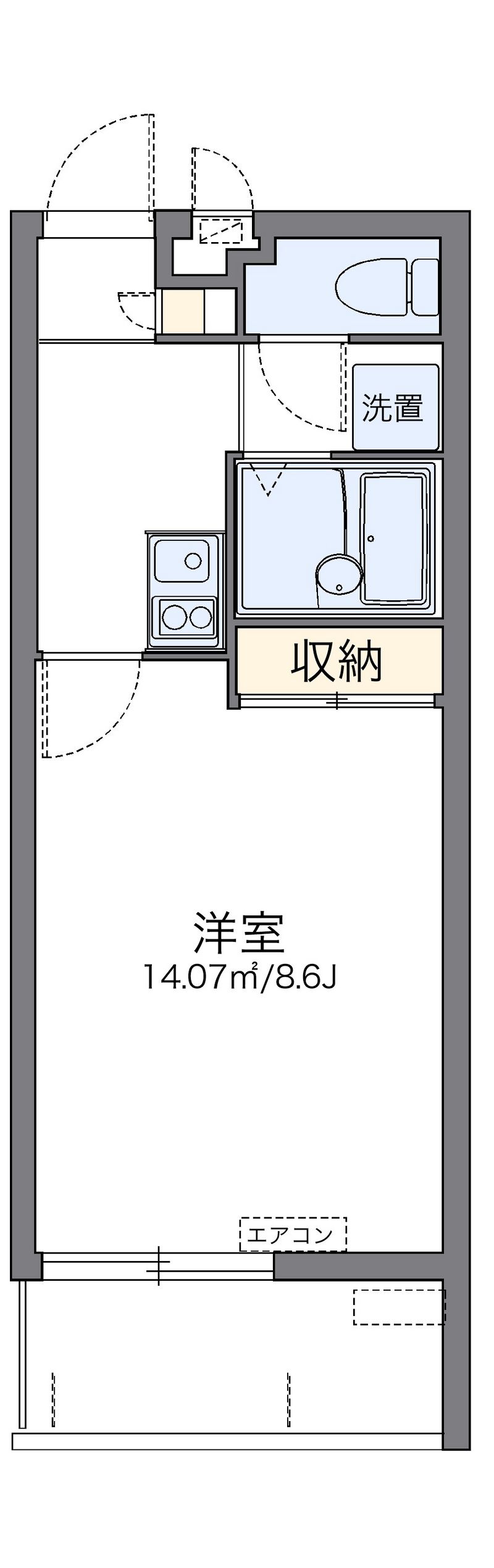 レオネクストプランドール真嘉比 間取図