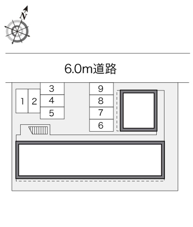 レオパレスクリア０３ＳＵＤＡⅡ 配置図