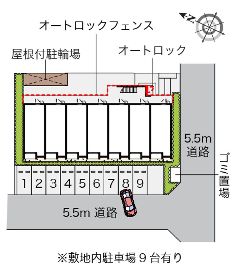 レオネクストサンシャインⅢ 配置図