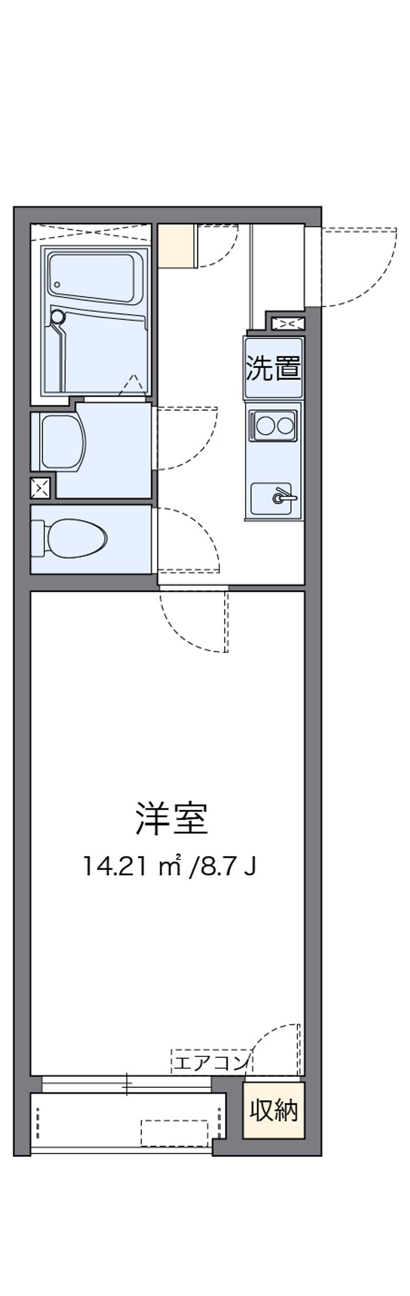 クレイノパルテドール 間取図