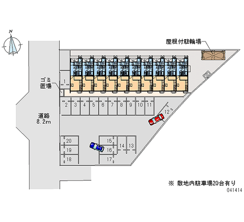 41414月租停车场