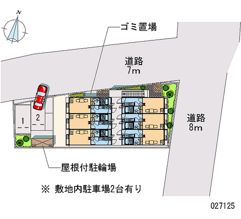 レオパレスグレイス 区画図