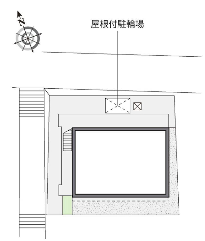 レオパレスＴ　Ｈ藤棚 配置図