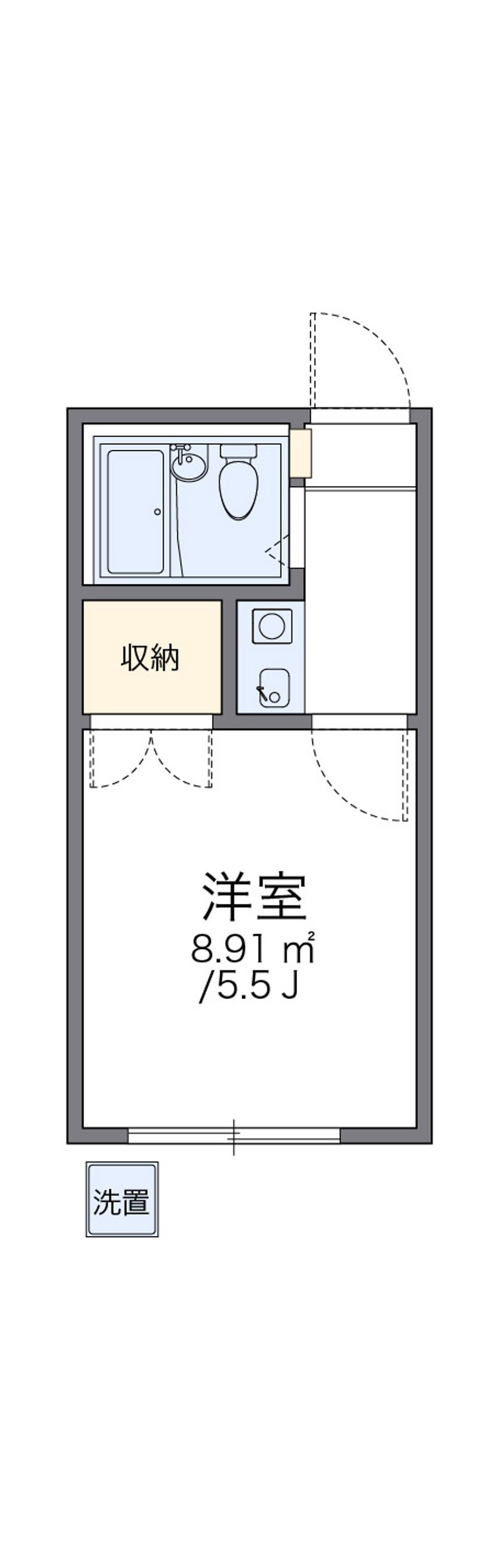 レオパレス蒲田 間取図