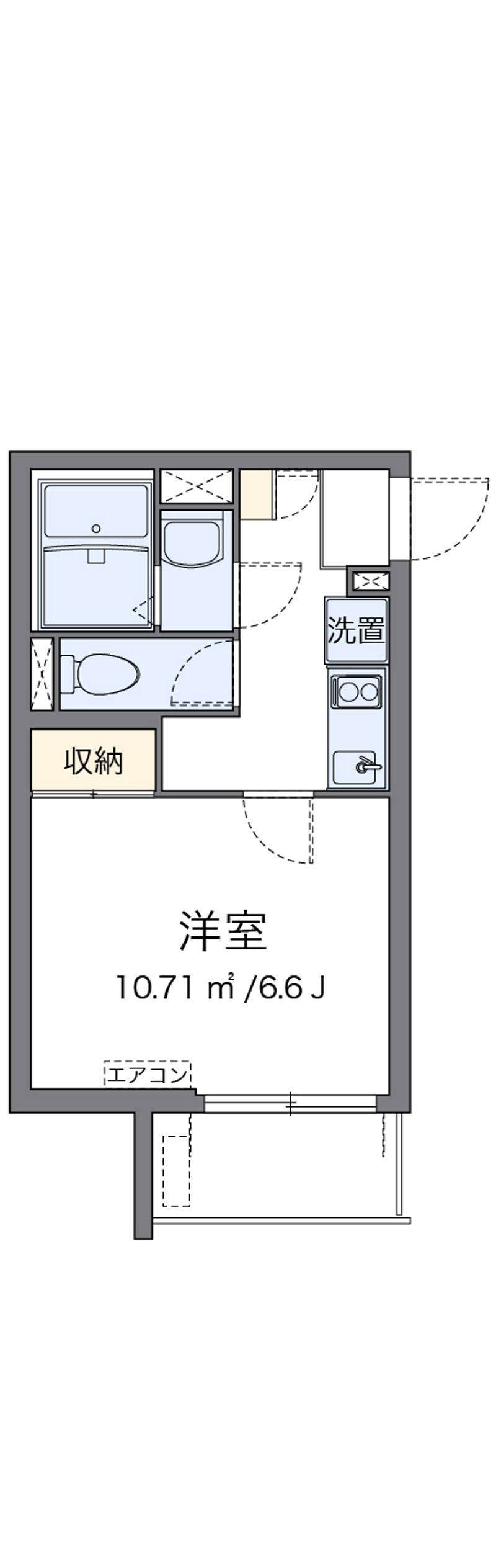 クレイノサンフラワー中台 間取図