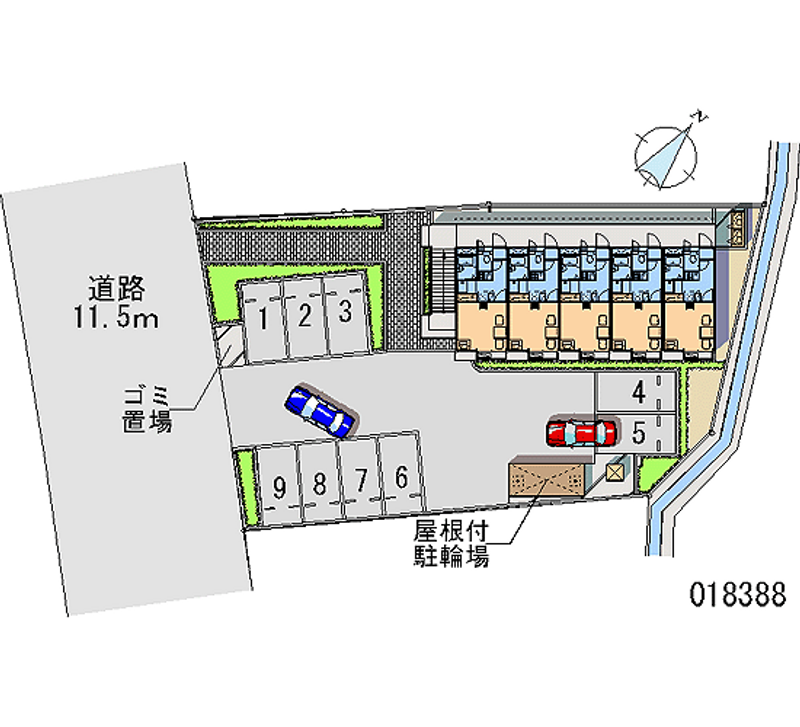 レオパレスコムニタ 月極駐車場