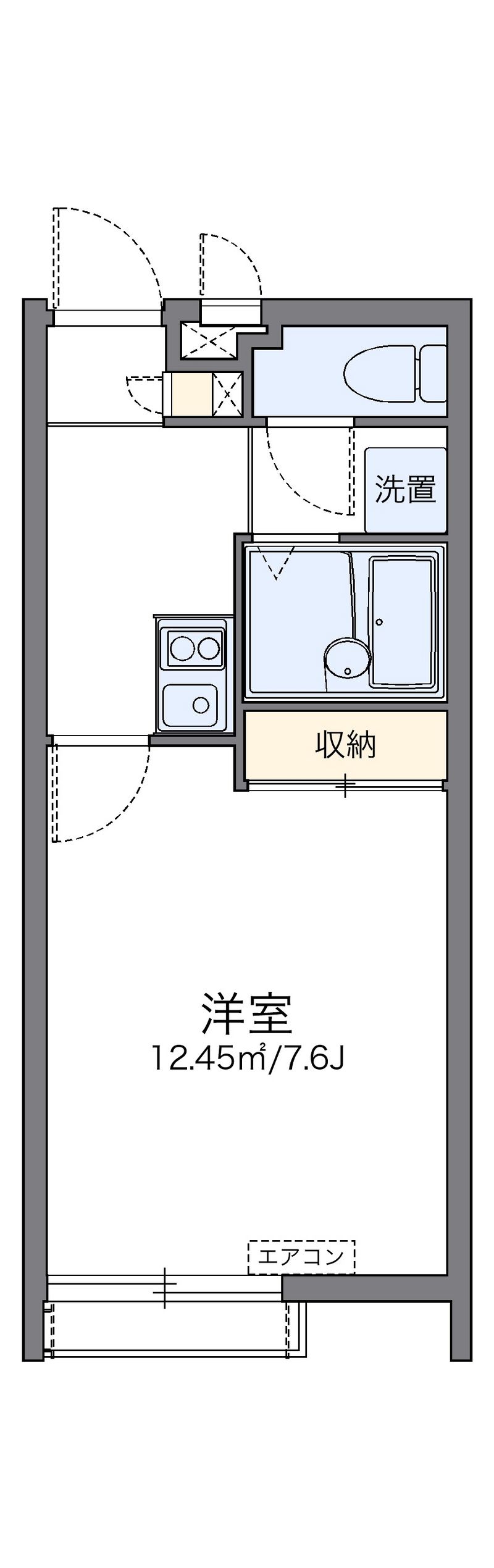 レオパレスうるま 間取図