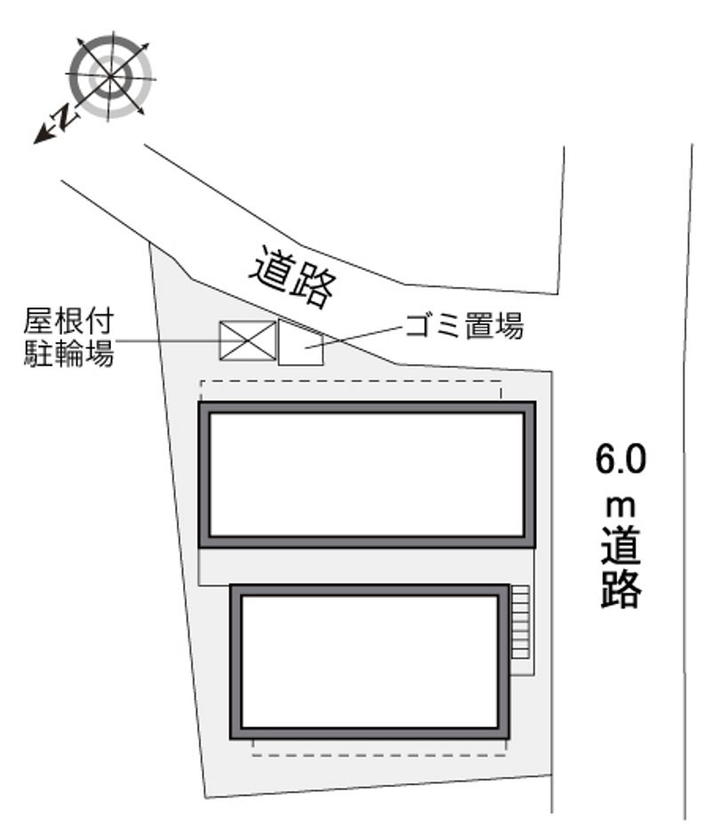 レオパレスピーフス 配置図
