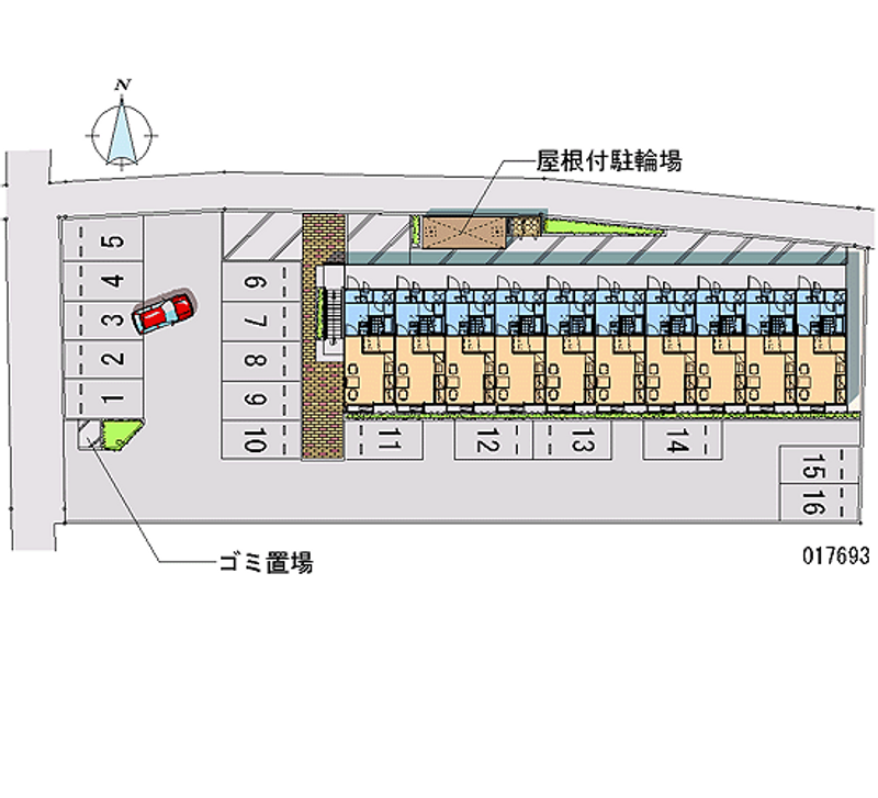 17693 bãi đậu xe hàng tháng