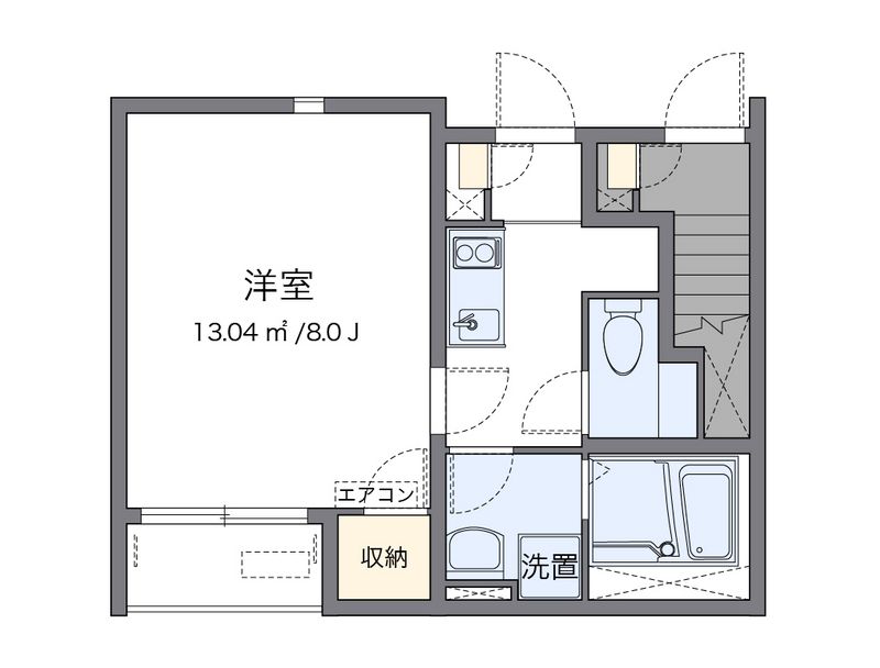 クレイノオリージャ多賀町 間取図