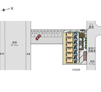 16208 Monthly parking lot