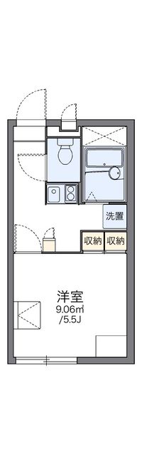 レオパレス南風 間取り図