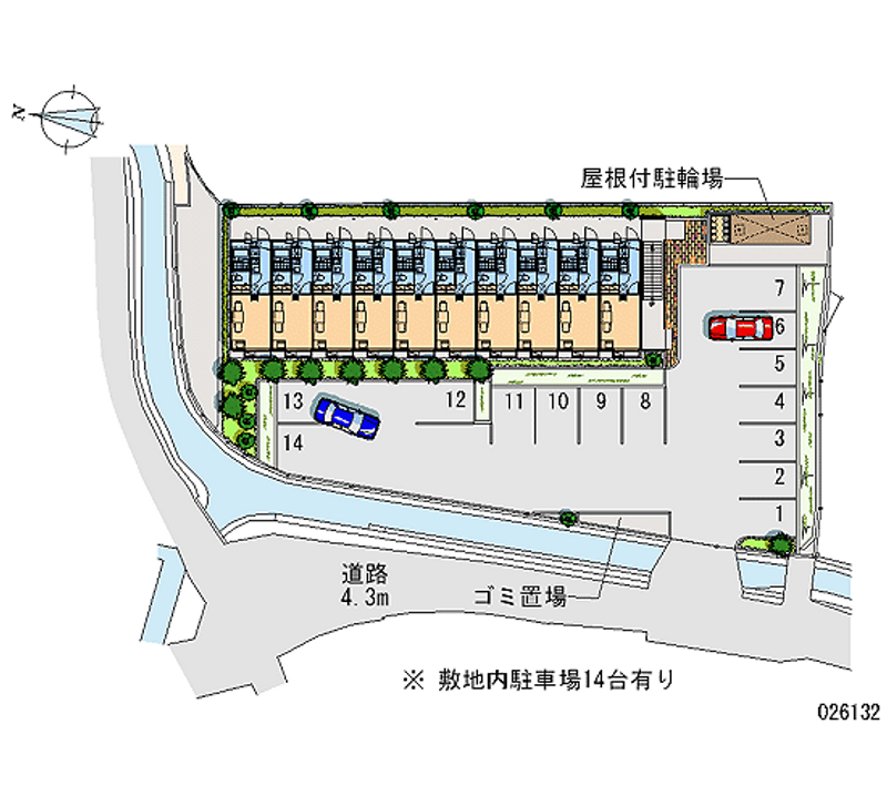 レオパレスアシスト０６ 月極駐車場