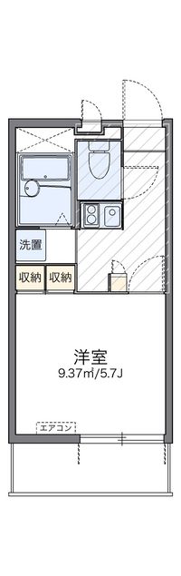 レオパレスＢＯＳＨＵＫＥ水笠 間取り図