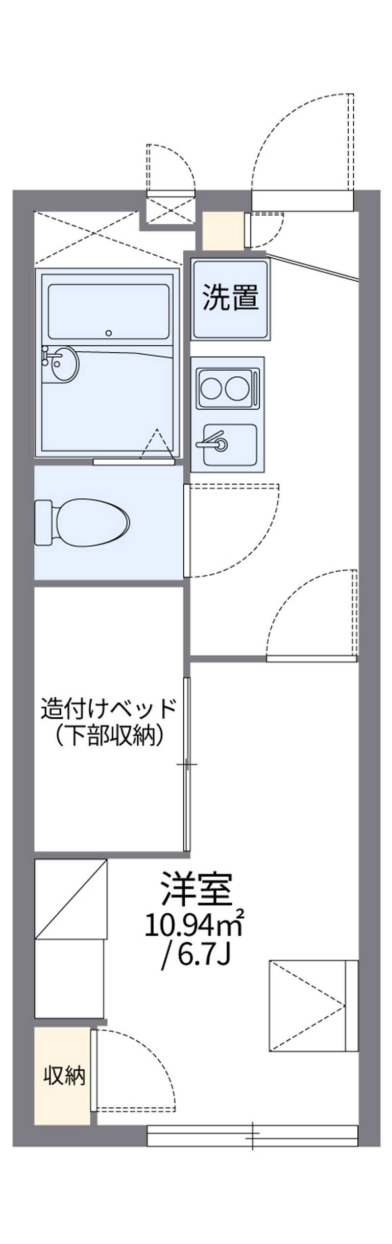leopalace Yutaka III Floor plan