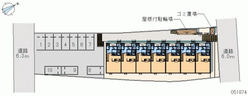 レオネクストマンダリーヌⅥ 月極駐車場