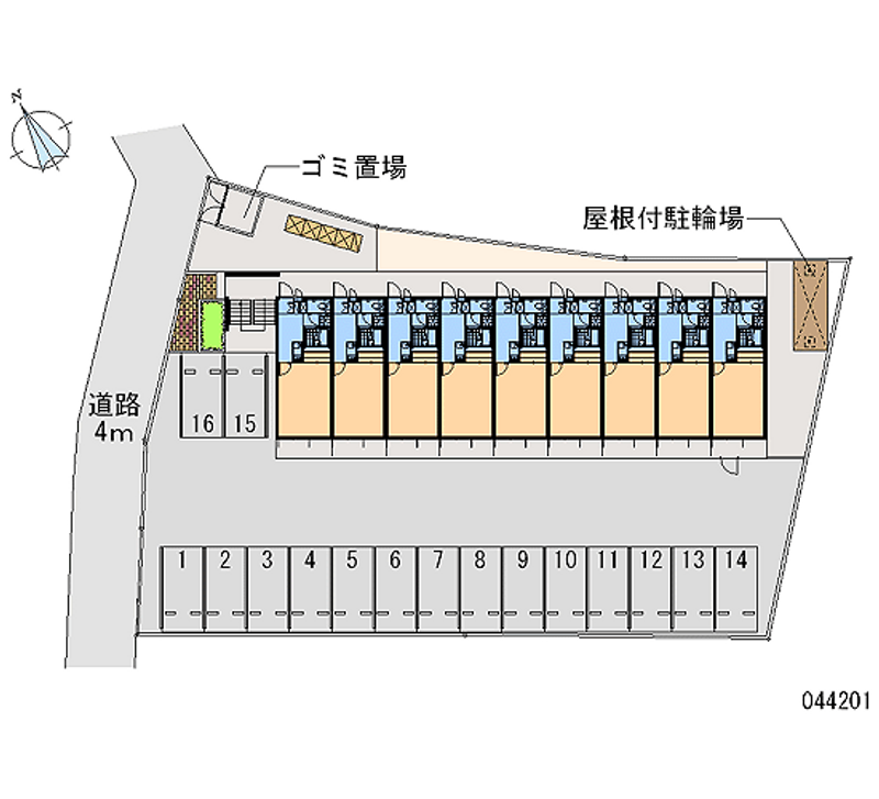 レオネクストドルチェイケベ 月極駐車場