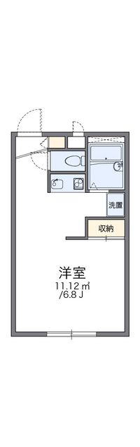 レオパレスリブレ 間取り図