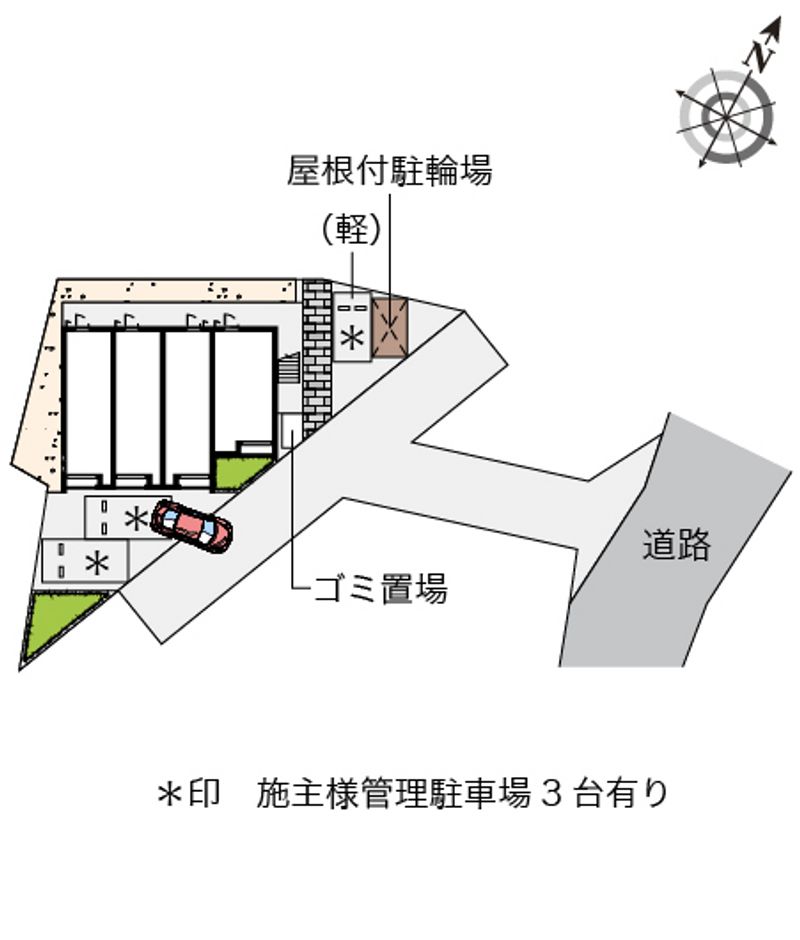 クレイノＧＲＡＣＹ浜寺 配置図