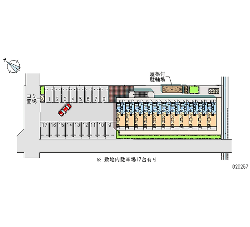 29257月租停车场